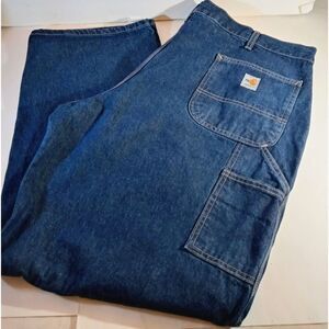 Carhartt Carpenter Flame Resistant Cat 2 Big Guy Jeans sz 44x32